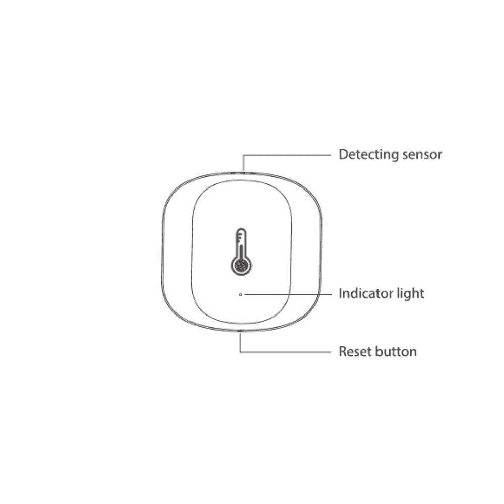 Temperature & Humidity Zigbee Sensor – Smart Home Monitoring
