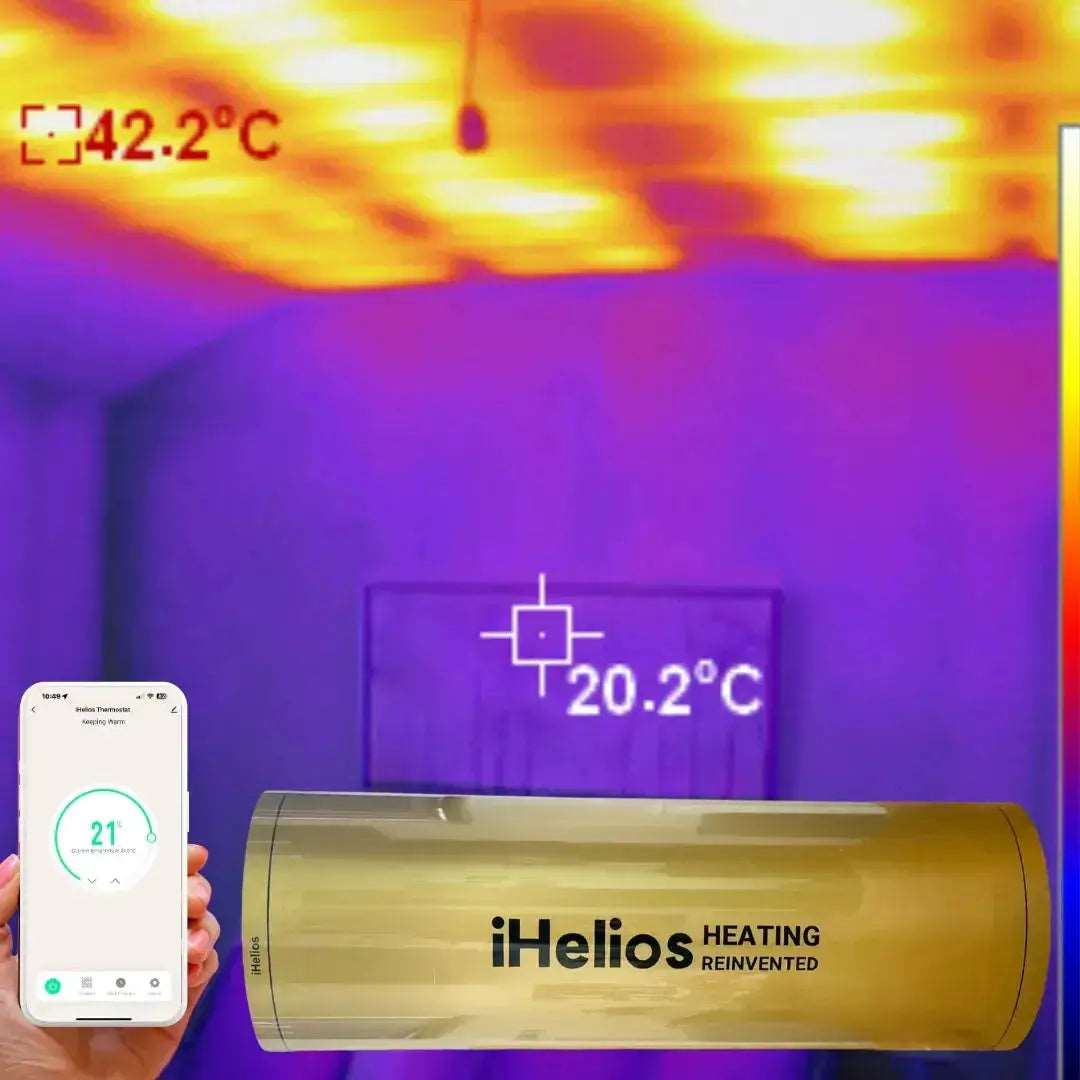 Thermostat Wi - Fi Electric Underfloor Ceiling Heating Google Alexa 16A - iHelios Living