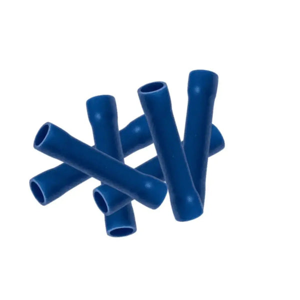 Blue Insulated Through Butt Crimp Connectors 2.5mm - iHelios Living