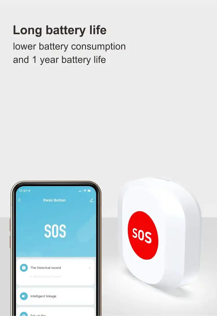 iHelios SOS Button – Wireless Emergency Alert System