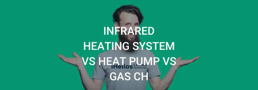 Infrared heating system vs heat pump vs gas CH comparison.