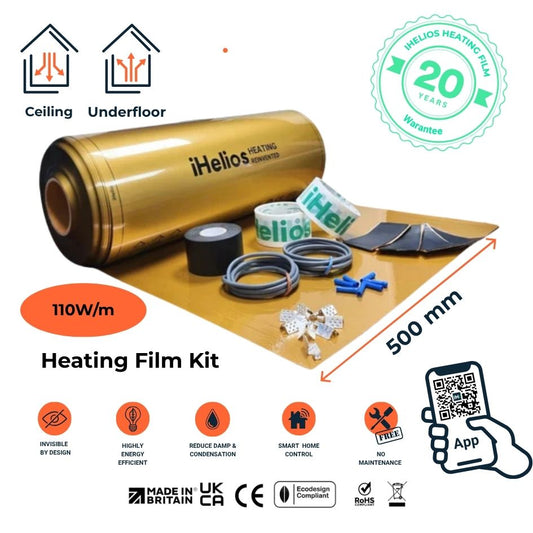 nfrared heating film kit underfloor 500mm 110W