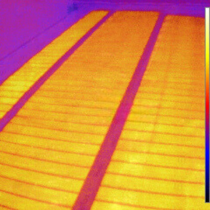 Infrared Underfloor Heating Kit for Laminate Flooring  infrared image
