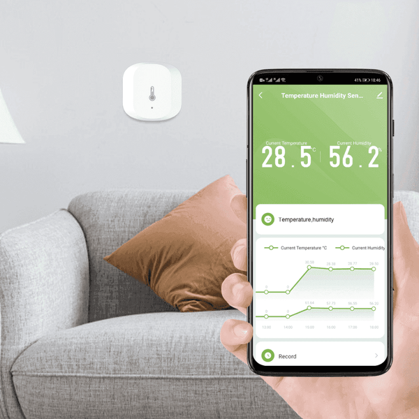 Temperature & Humidity Zigbee Sensor – Smart Home Monitoring