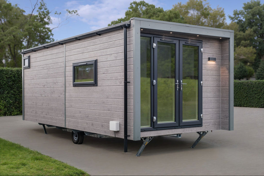 garden room with invisible infrared underfloor heating