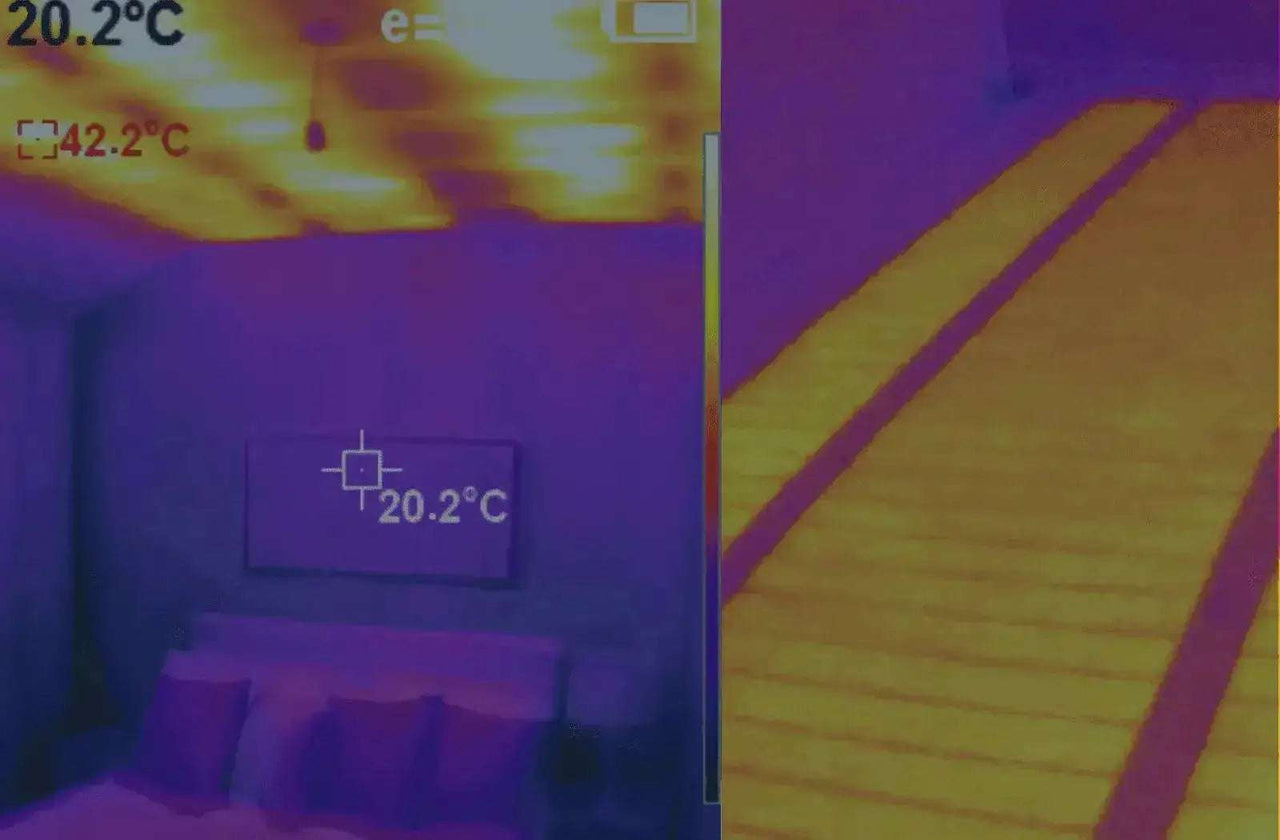 Load video: infrared heating in Glasgow