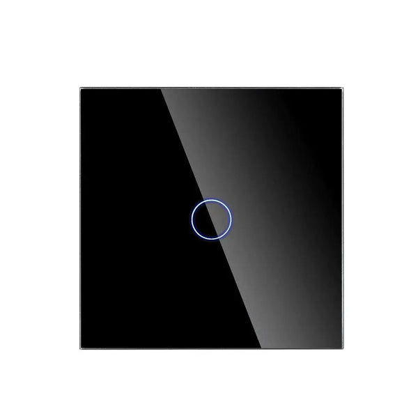 Smart Light Switch iHelios – No Neutral, Zigbee, Alexa & Google Home Compatible Colour: Black, Gang number: 1 gang