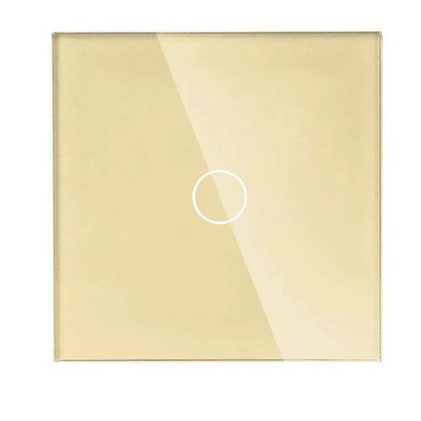 Smart Light Switch iHelios – No Neutral, Zigbee, Alexa & Google Home Compatible Colour: Gold, Gang number: 1 gang